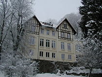 Villa im Winter